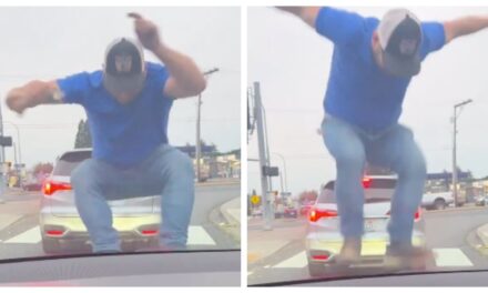 Hood Stomping Maniac Loses It During A Wild Road Rage Incident In Washington