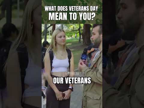 REACTIONS: What Does Veteran’s Day Mean To You?