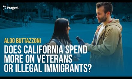 Does California Spend More on Veterans or Illegal Immigrants? | Man on The Street | PragerU