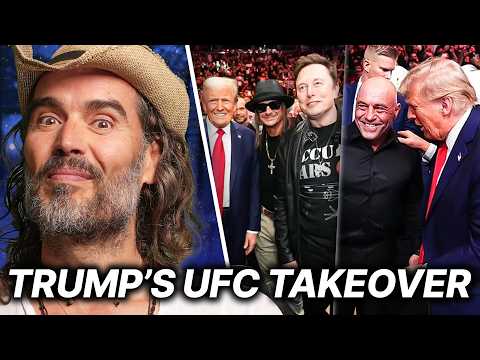 Trump shows up at the UFC with Elon & Tulsi, the Media Claim this is like the End Times of Rome