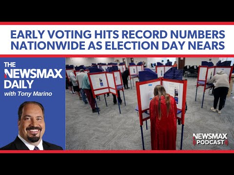 Early voting numbers for both parties are smashing records | The NEWSMAX Daily (11/04/24)