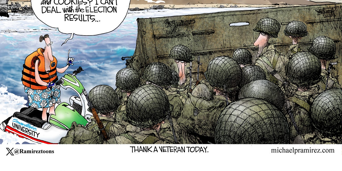 Michael Ramirez: Thank a Veteran 11-11-24