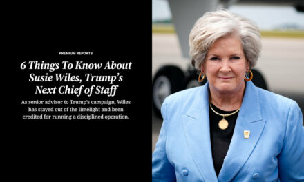 6 Things To Know About Susie Wiles, Trump’s Next Chief of Staff