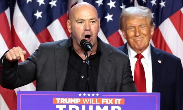 WATCH: Crowd goes CRAZY for Dana White’s Trump victory speech — ‘This is karma, ladies and gentlemen!’