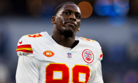 ‘Go back to your seats!’ Kansas City Chiefs player catches child who fell​ out of the stands in unbelievable fan video