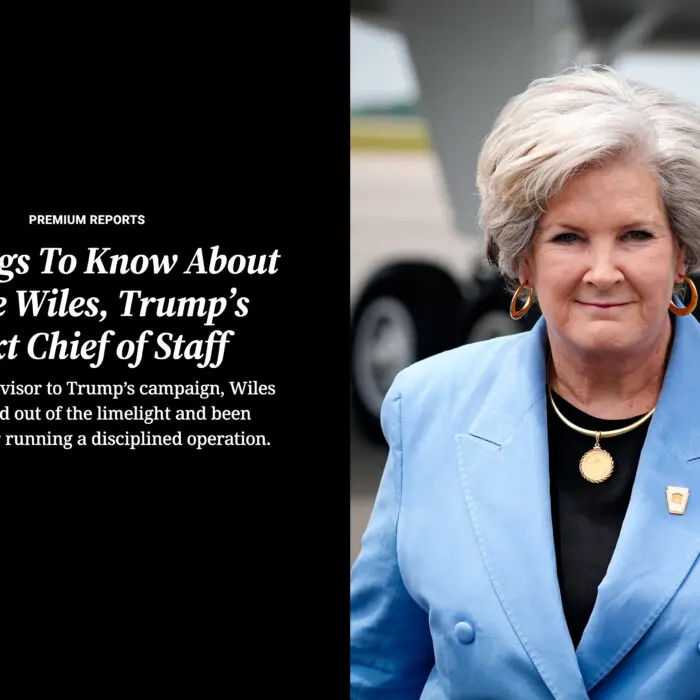 6 Things to Know About Susie Wiles, Trump’s Next Chief of Staff