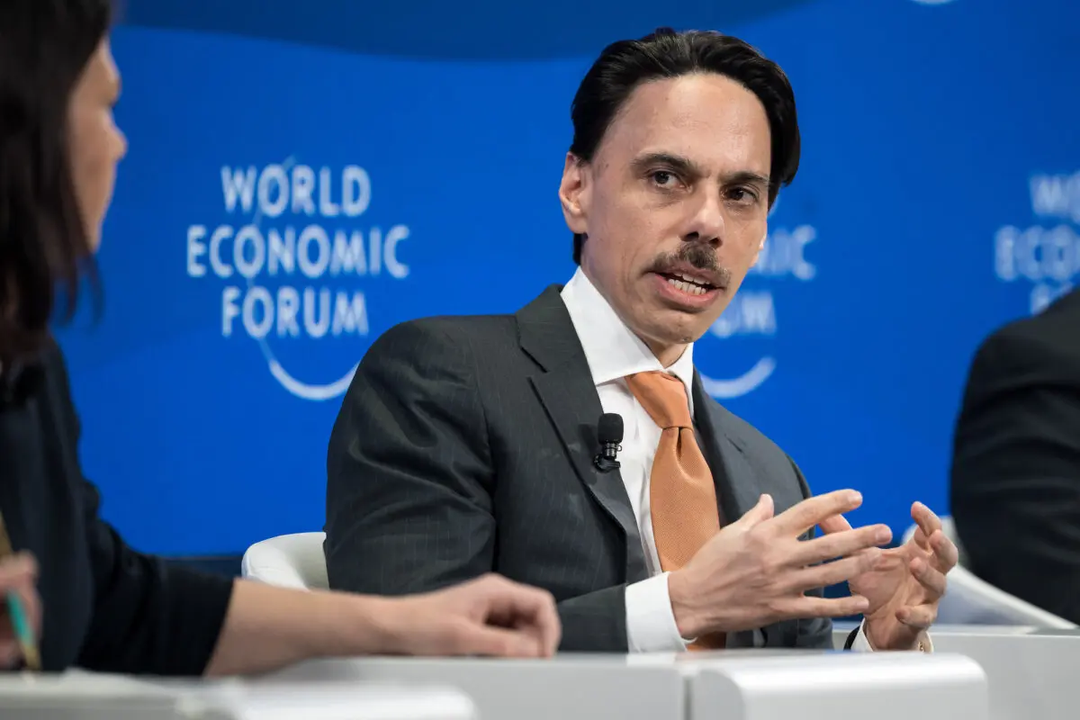 Saudi Arabia Foreign Minister Prince Faisal bin Farhan attends a session during the World Economic Forum (WEF) annual meeting in Davos. (Fabrice Coffrini/AFP)