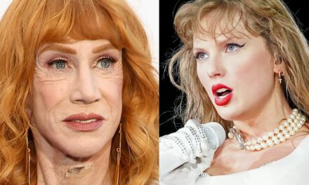 ‘Shocked and crushed’ Kathy Griffin blames Taylor Swift for Kamala Harris’ devastating loss