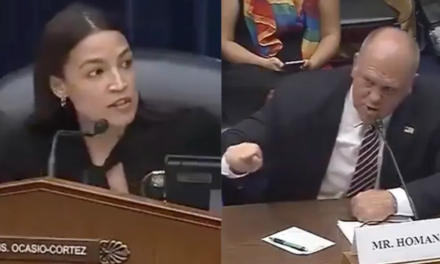 Trump named Thomas Homan his new Border Czar, so here he is embarrassing Rep. AOC in a hearing