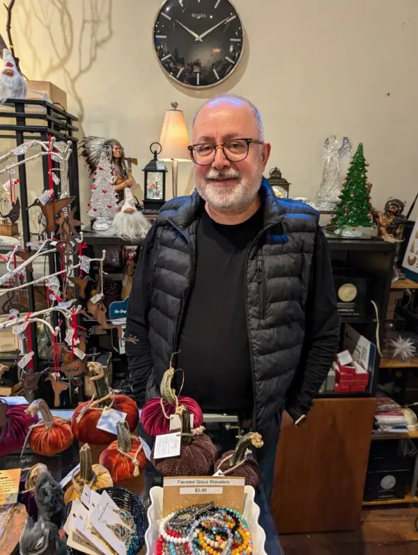 Babak Kamyab in Bethlehem, Pa., on Oct. 26, 2024. (Jacob Burg/The Epoch Times)