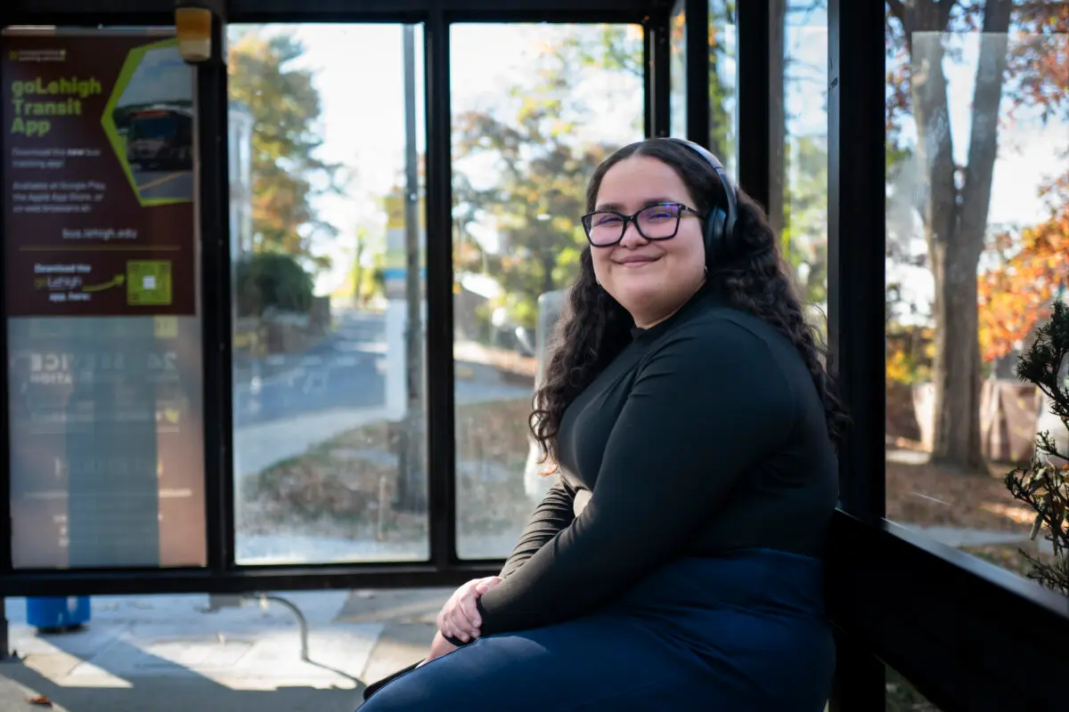 Raquel Romero after an interview with The Epoch Times at Lehigh University in Bethlehem, Pa., on Oct. 25, 2024. (Madalina Vasiliu/The Epoch Times)