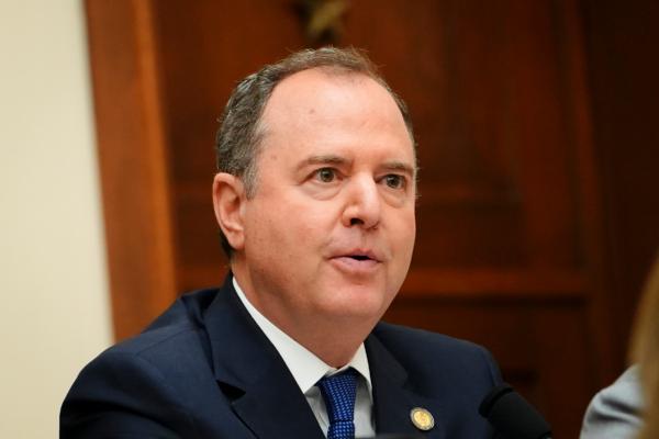 Rep. Adam Schiff (D-Calif.) speaks during John Durham’s testimony before the House Judiciary Committee in Washington on June 21, 2023. (Madalina Vasiliu/The Epoch Times)