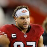 ‘It was well worth it’: 49er Nick Bosa doesn’t regret risking fines by wearing a MAGA hat on the field