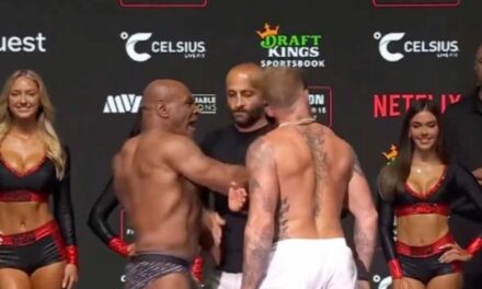 The Comeback: Mike Tyson Slaps YouTuber Turned Boxer Jake Paul During Weigh-in (VIDEO)