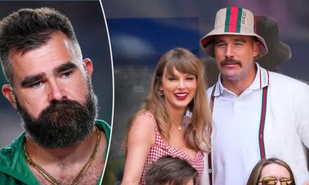 Jason Kelce smashes Penn State fan’s phone for using homophobic slur to attack Travis Kelce, Taylor Swift