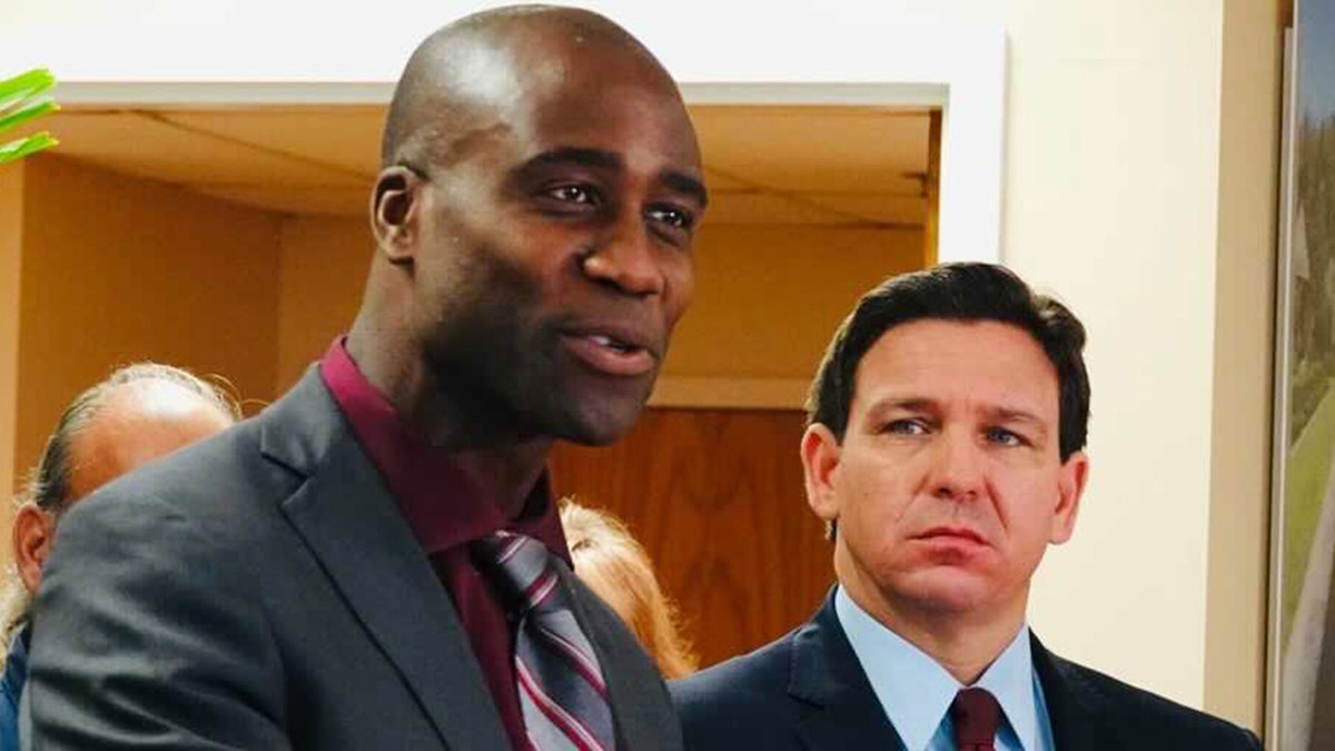 Florida Surgeon General Dr. Joseph Ladapo and Gov. Ron DeSantis