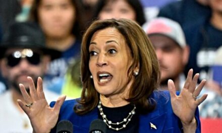 Rattled Kamala Harris Turns on Nevada Rally Hecklers with Rambling Scold