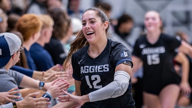 Utah State volleyball player Kaylie Ray, one of the 12 plaintiffs, applauded her school for joining the suit against the Mountain West Conference centering around SJSU transgender volleyball player Blaire Fleming.