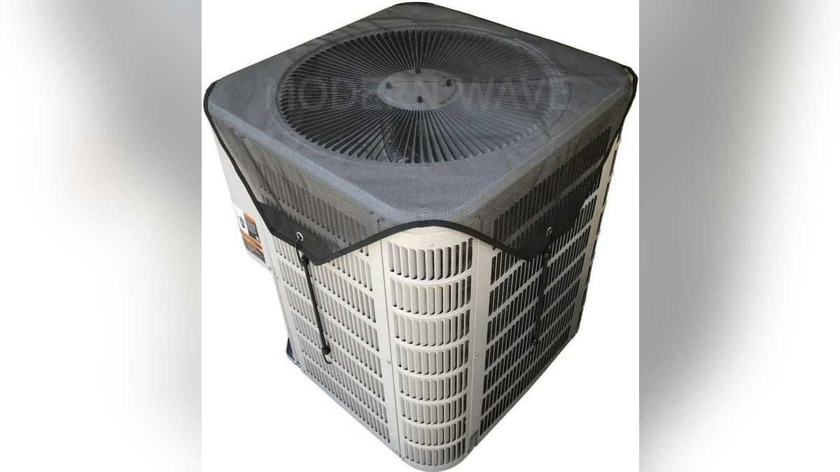 Cover your AC unit to keep it free of leaves and sticks.