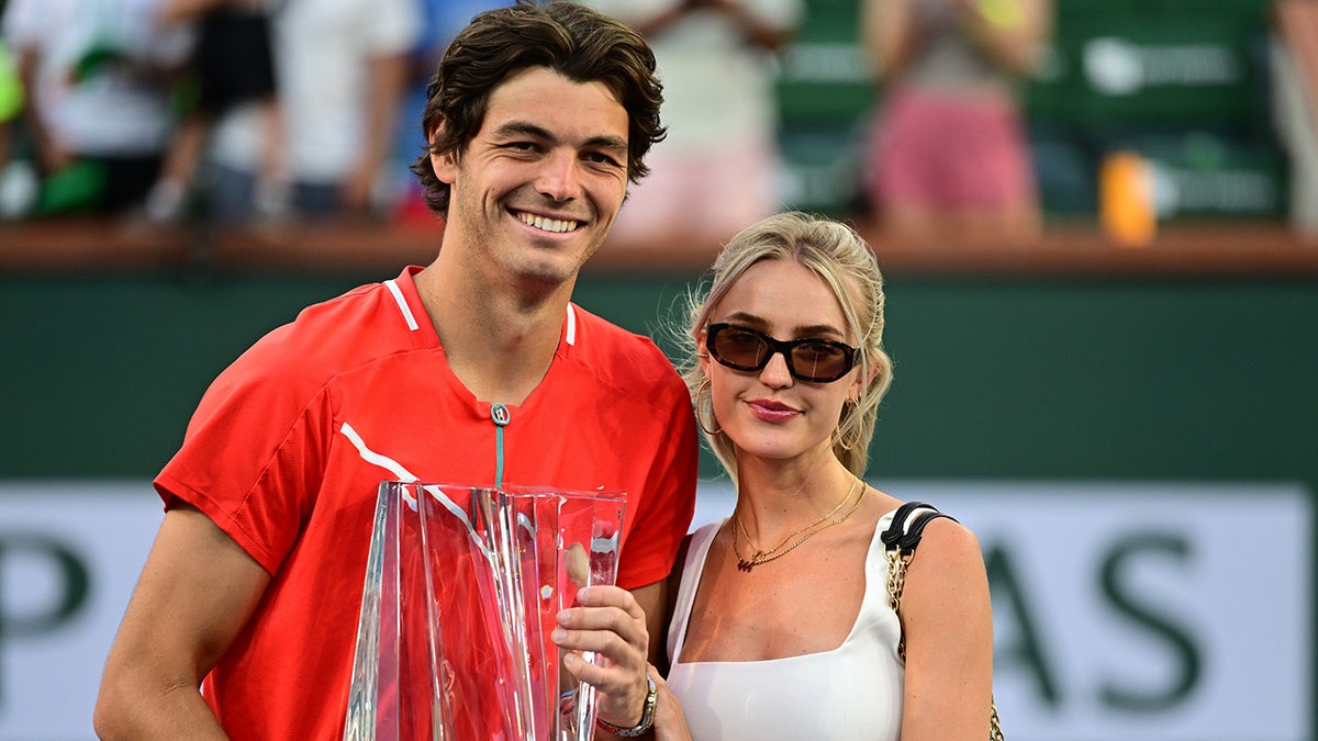 Taylor Fritz and Morgan Riddle