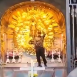 Afghan Asylum Seeker Climbs Alter – Rips Off the Gowns of the Famous Black Madonna of Switzerland and Puts On Her Crown – VIDEO