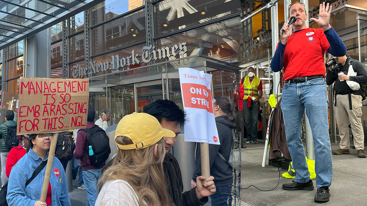 New York Times election day strike