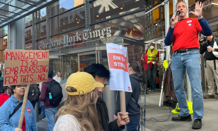 New York Times tech employees on strike discuss impact on election coverage: ‘No contract, no needle’