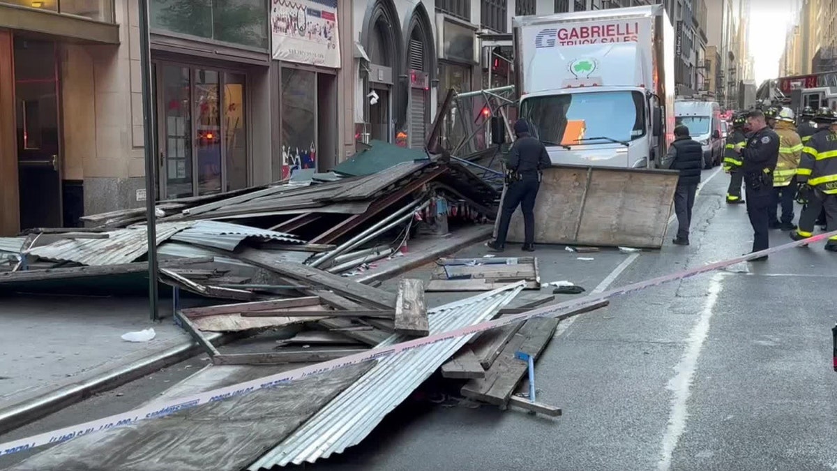 Scaffolding collapse NYC