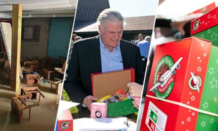 After losing everything, Helene survivors give to Operation Christmas Child during national donation week