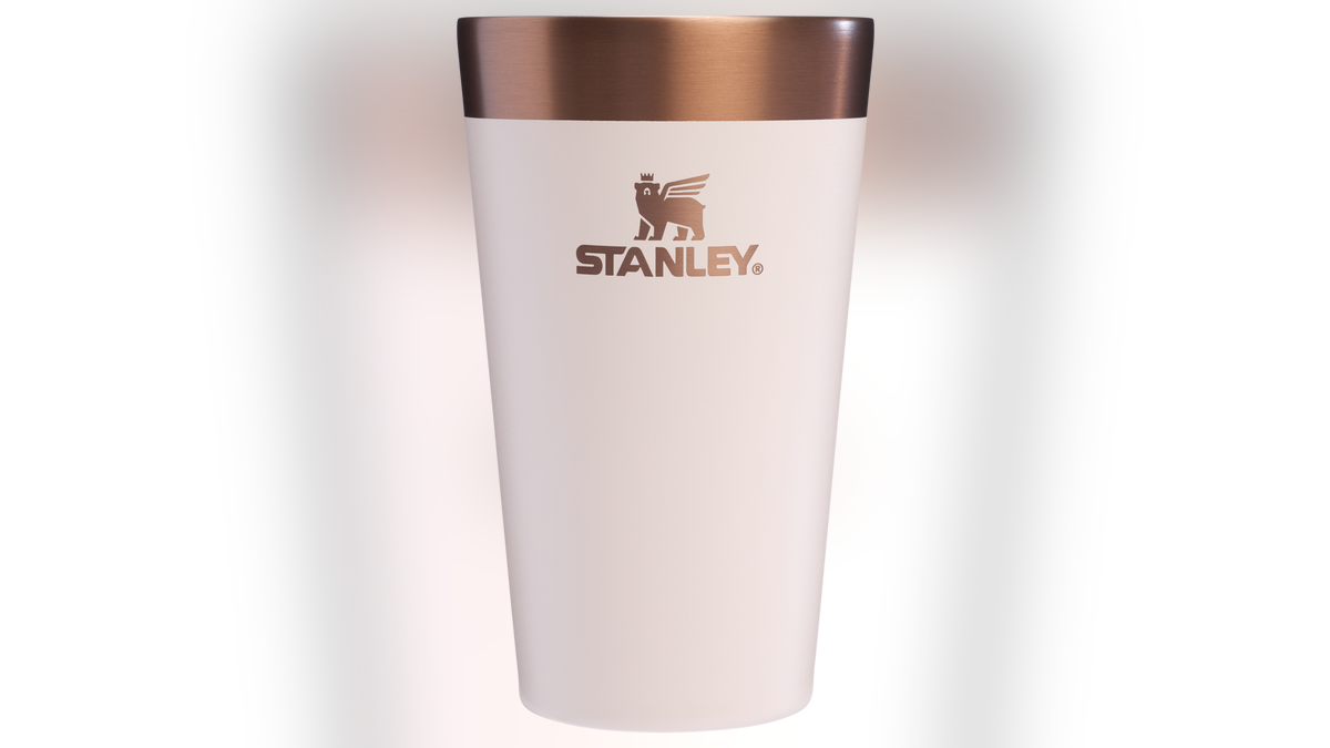 Keep your beer nice and cold with an insulated Stanley pint glass. 