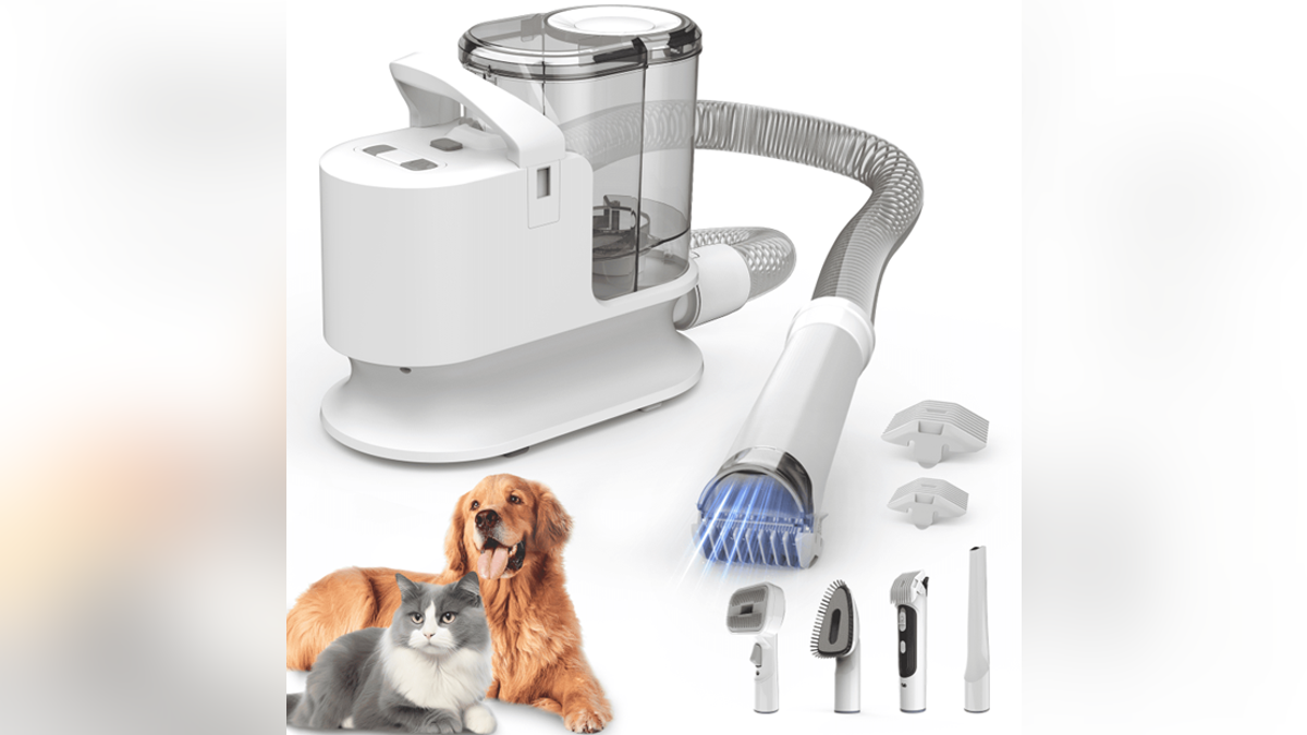 Keep your pet hair-free with a grooming kit.