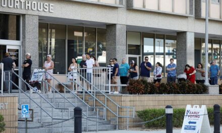 Florida man jailed after ‘intentionally’ striking woman outside early voting site