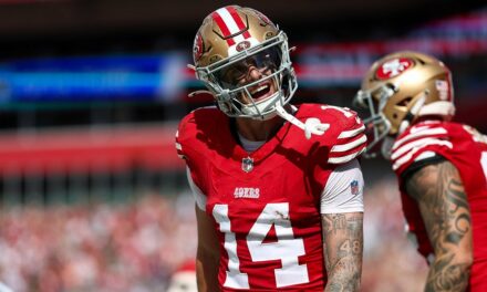 49ers’ Brock Purdy lauds Ricky Pearsall as ‘toughest guy I know’ after breakthrough touchdown