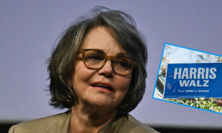 Distressed Sally Field Seen Trashing Kamala Harris Yard Signs After Election