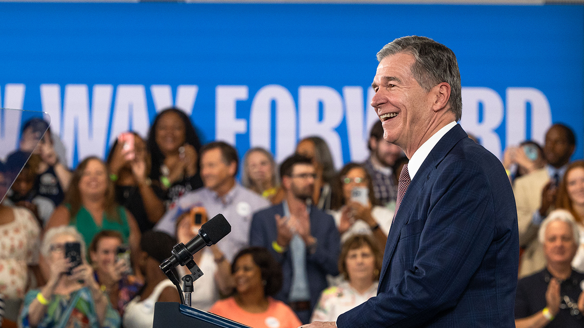 Gov. Roy Cooper closeup shot