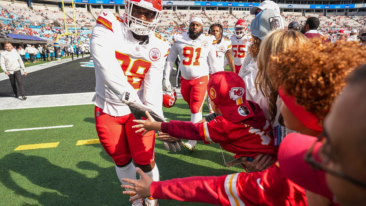 Tershawn Wharton with fans