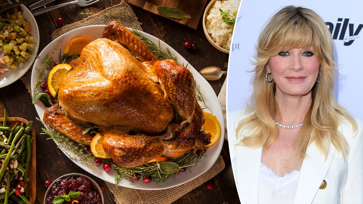 Sandra Lee, right, tells Fox News Digital she enjoys eating turkey on Thanksgiving and even Christmas.