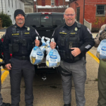 Police hand out Thanksgiving turkeys instead of traffic tickets to offenders on the road