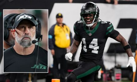 Jets coach reveals blunt message to rookie receiver after massive touchdown blunder in win over Houston