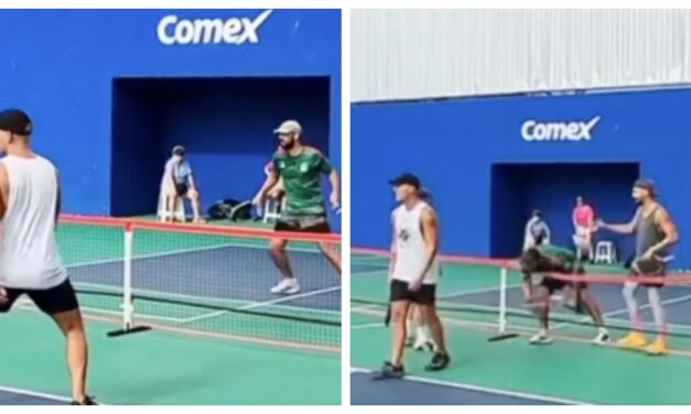 Lunatic Kicks Opponent In The Face, Knocks Him Out During Handshake After Losing A Pickleball Match