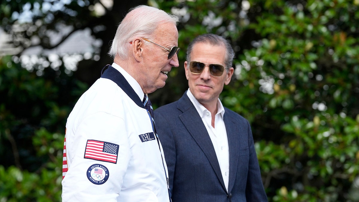 President Joe Biden with son Hunter 