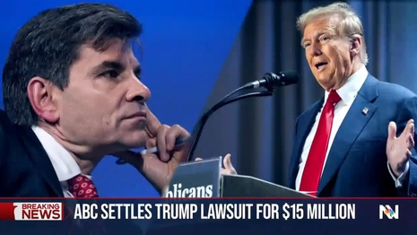 ABC, CBS Ignore Trump Winning $16 million in Defamation Settlement