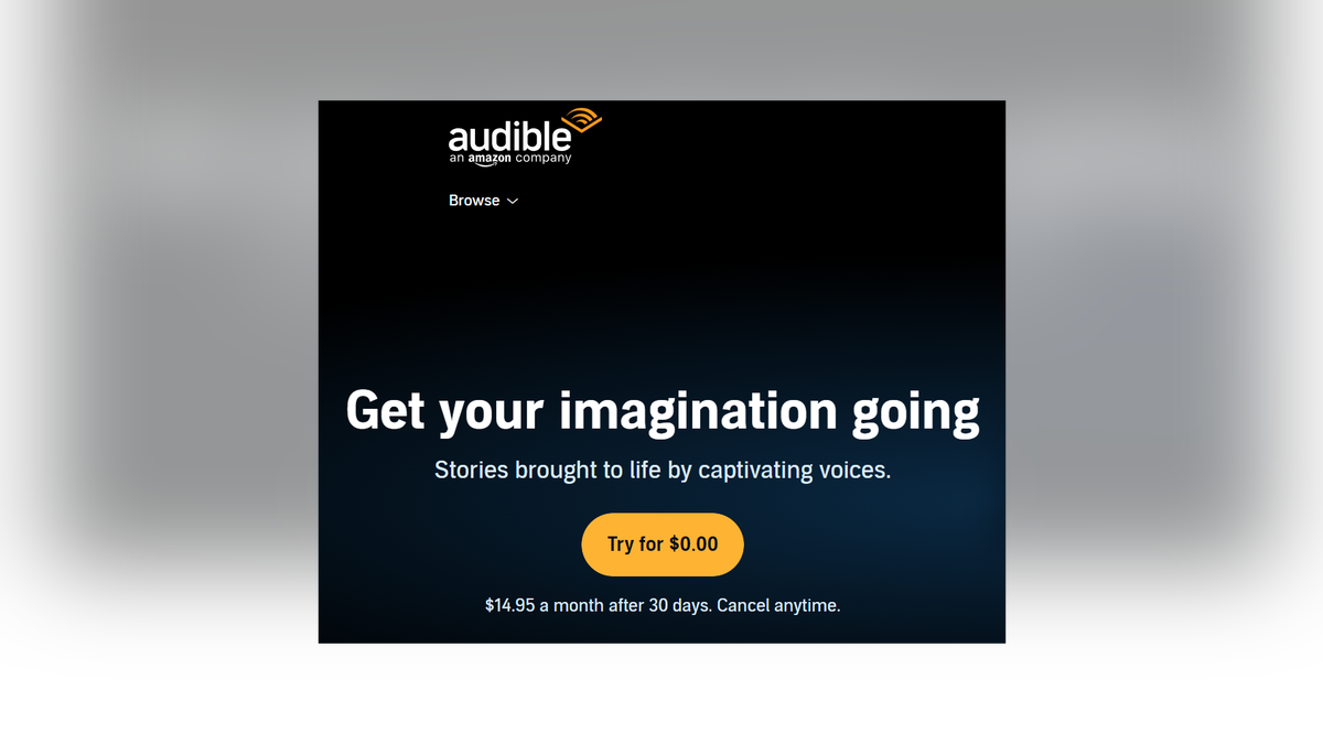 Gift access to thousands of audiobooks. 