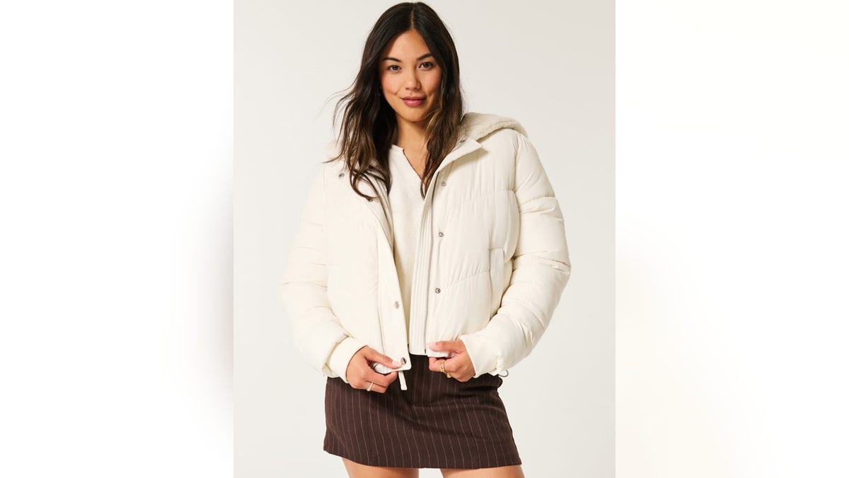 A cozy jacket you'll want to wear all winter. 