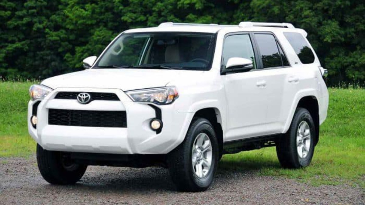 Lang's white Toyota SUV