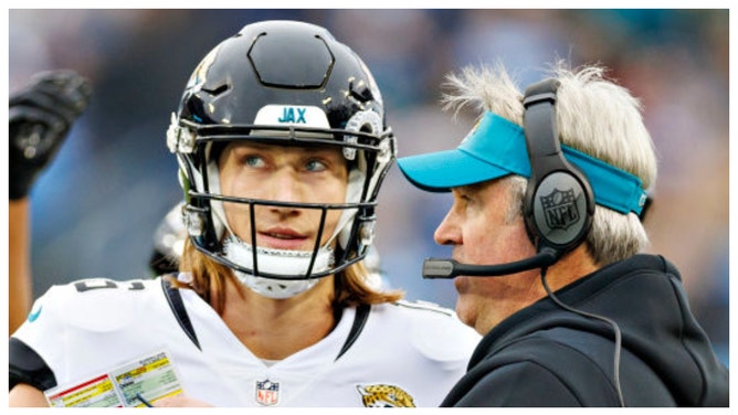 Jaguars general manager praises relationship between Trevor Lawrence and Doug Pederson. (Credit: Getty Images)