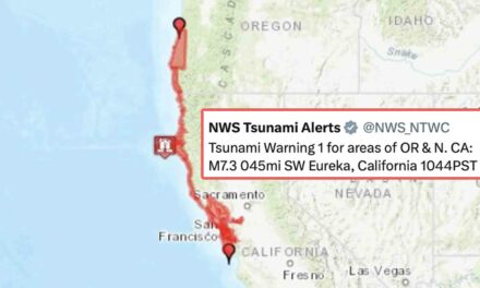 Tsunami warning issued in Northern California, Southern Oregon after 7.3-magnitude earthquake