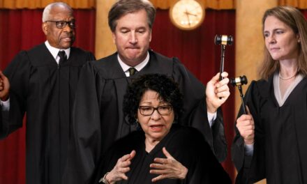 Supreme Court Rules 8-1 In Favor Of Taking Turns Bonking Justice Sotomayor On The Head With Their Gavels