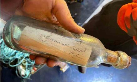 Lighthouse engineers discover message in a bottle from 1892