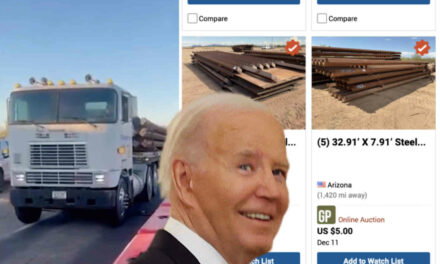 Report: Biden is scrambling to auction off border-wall materials before Trump takes office